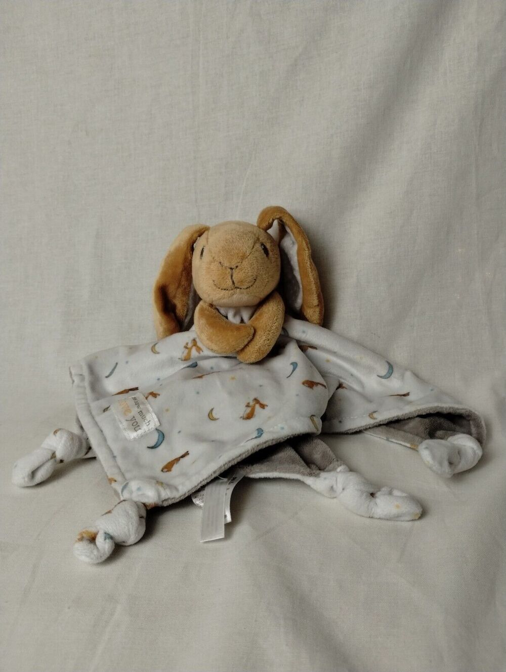 Guess How Much I Love You Bunny Baby Security Blanket Lovey Nutbrown Hare RABBIT